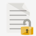 document,lock,open