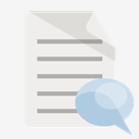 document,speech,bubble