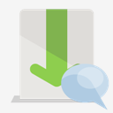 download,speech,bubble