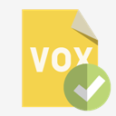 file,format,vox,checkmark