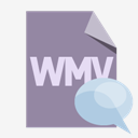 file,format,wmv,speech,bubble