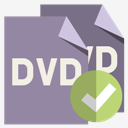 files,format,dvd,checkmark