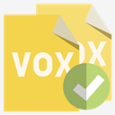 files,format,vox,checkmark