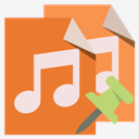files,type,audio,push,pin