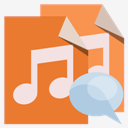 files,type,audio,speech,bubble