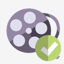 film,reel,checkmark