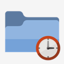 folder,clock