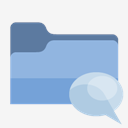 folder,speech,bubble
