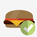 hamburguer,checkmark