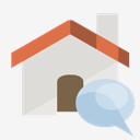 home,speech,bubble