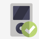 ipod,checkmark