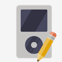 ipod,pencil