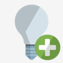 ligthbulb,off,add