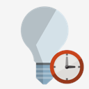 ligthbulb,off,clock