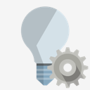 ligthbulb,off,gear