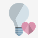 ligthbulb,off,heart