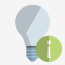 ligthbulb,off,info