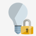 ligthbulb,off,lock