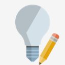 ligthbulb,off,pencil