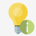 ligthbulb,on,info