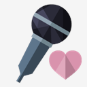 microphone,heart