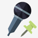 microphone,push,pin