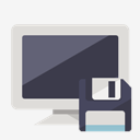 monitor,diskette