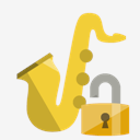music,saxophone,lock,open