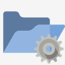 open,folder,gear