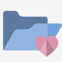 open,folder,heart