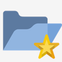 open,folder,star