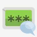 password,speech,bubble