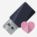 pen,drive,heart