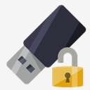 pen,drive,lock,open