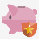 piggy,bank,shield
