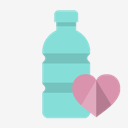 plastic,bottle,heart