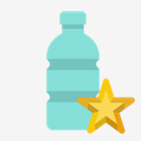 plastic,bottle,star