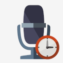 radio,microphone,clock