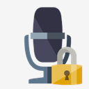 radio,microphone,lock