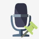 radio,microphone,push,pin