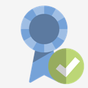 ribbon,checkmark