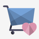 shoping,cart,heart