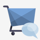 shoping,cart,speech,bubble