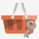 shopping,basket,key