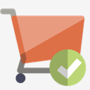 shopping,cart,checkmark