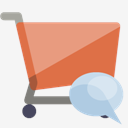 shopping,cart,speech,bubble