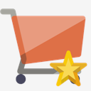 shopping,cart,star