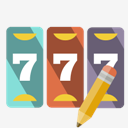 slot,machine,pencil