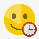 smiley,clock