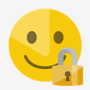 smiley,lock